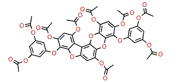 Phlorofucofuroeckol nonaacetate